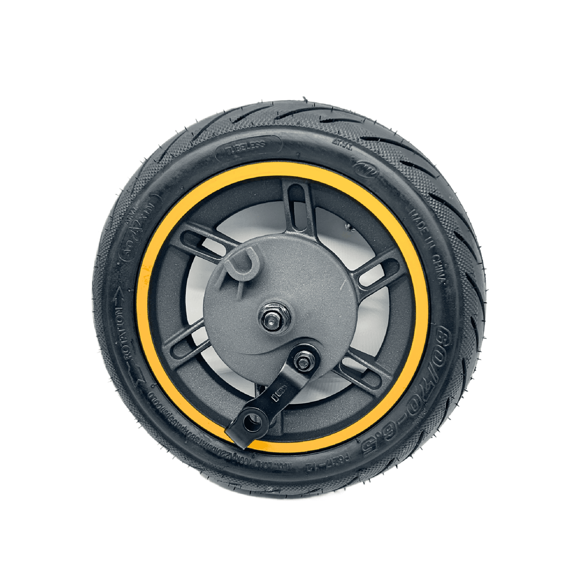 Ninebot Max G30, G30D, G30Dii, G30LD Vorderrad mit Trommelbremse gelb
