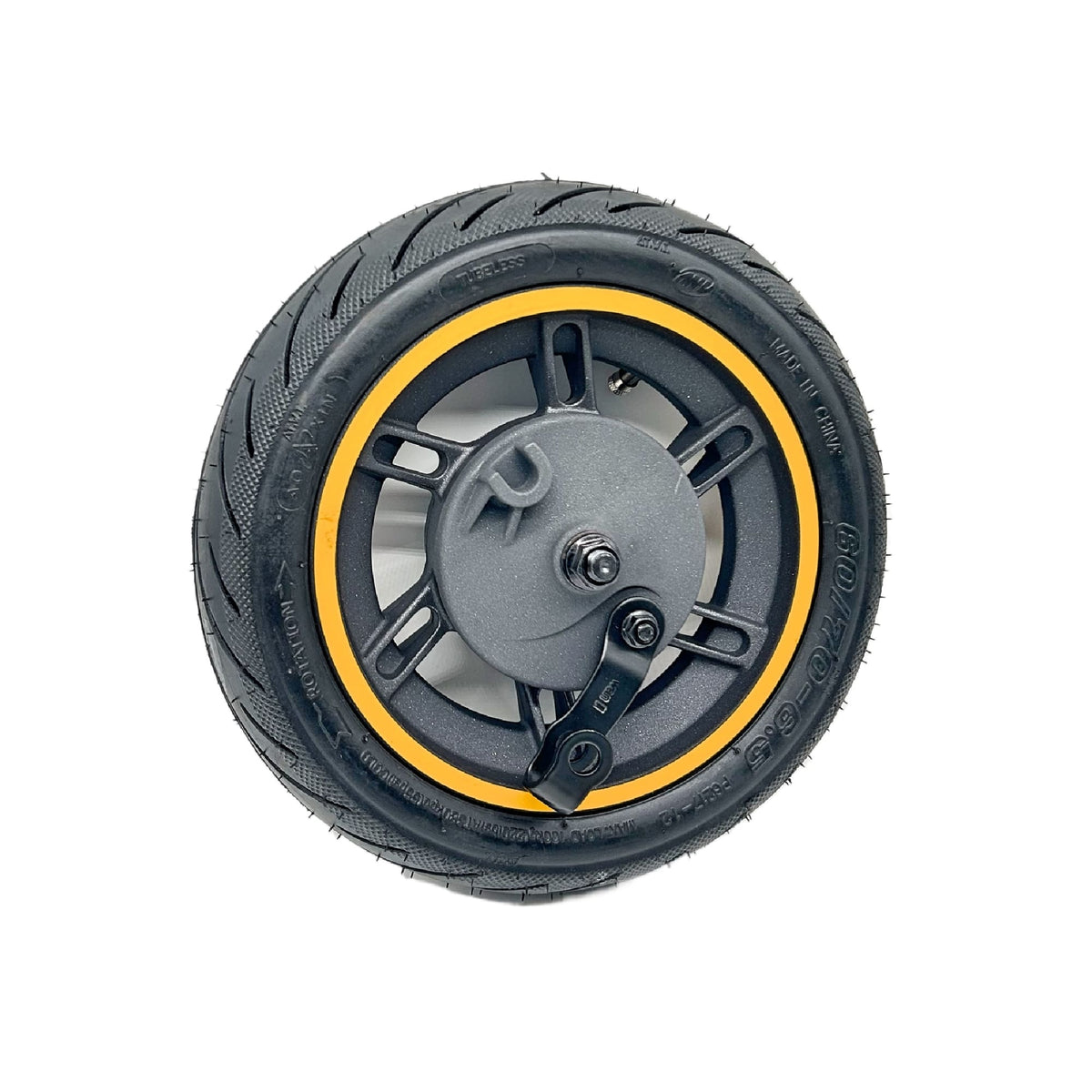 Ninebot Max G30, G30D, G30Dii, G30LD Vorderrad mit Trommelbremse gelb