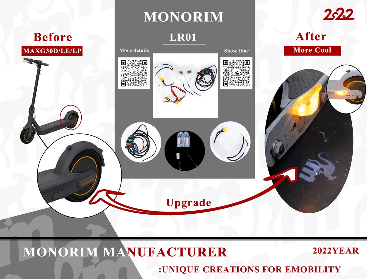 Monorim LR-01 Blinkerset - Ninebot Max